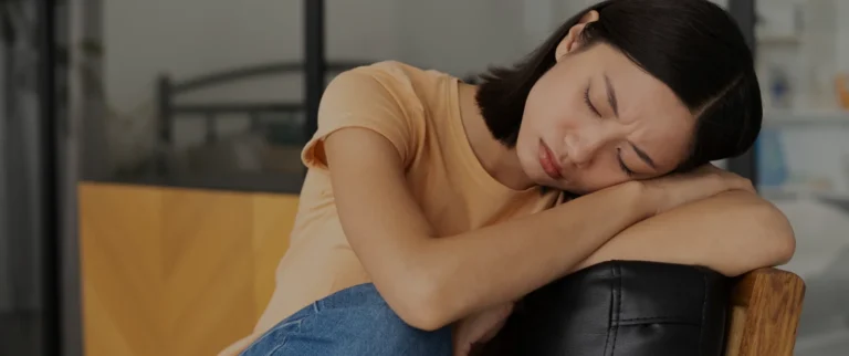 woman resting