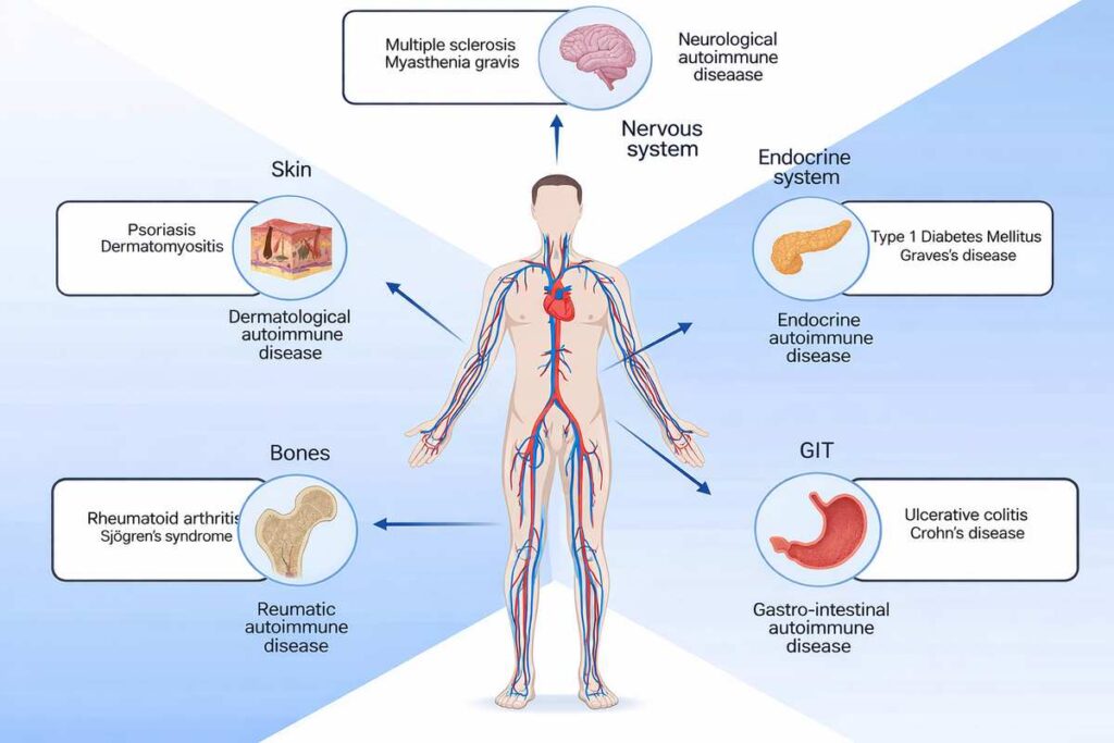 autoimmune conditions infographic