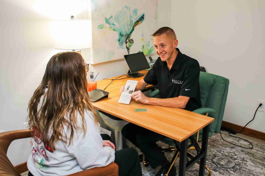 Provider discussing treatment options with a patient