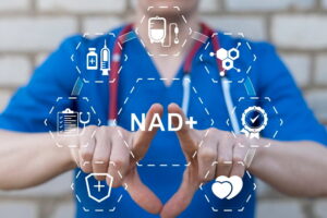 Doctor using virtual touch nad+